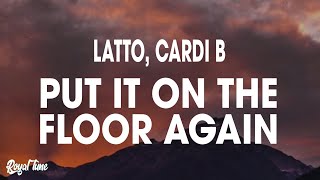Latto Ft. Cardi B - Put It On Da Floor Again (Lyrics)