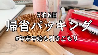 【アラサー】帰省する日の過ごし方/パッキング/年末年始