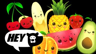 Hey Bear Sensory - Disco Fruit Party! - Fun  with music and dancing !