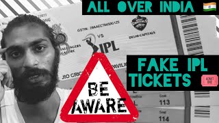 Fake #ipl tickets 🎟️ // BE AWARE // all over #india 🇮🇳 // #fakeipltickets #rcb #csk #mi #dc #gt