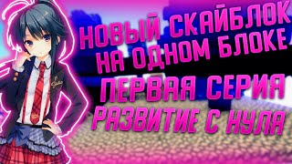 СКАЙБЛОК НА ОДНОМ БЛОКЕ! ВЫЖИВАЮ С НУЛЯ НА СЕРВЕРЕ DIAMONDWORLD