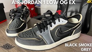 Air Jordan 1 Low OG EX Black Smoke Grey On Feet Review