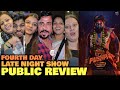 Pushpa 2 FOURTH DAY Public Review | Sunday Late Night Show Opinion | Allu Arjun, Rashmika, Fahad