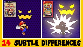 14 Subtle Differences between Paper Mario: The Thousand-Year Door for Switch and
