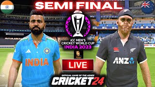 ICC Cricket World Cup 2023 | India vs New Zealand Semi Final Match | Cricket 24 Live | RtxVivek