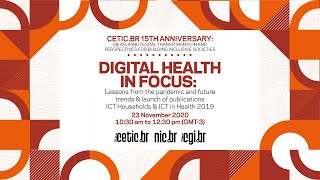 [Cetic.br 15th Anniversary] Webinar: Digital health in focus