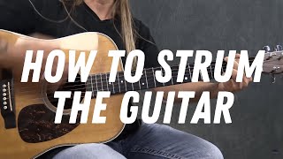 How to Strum the Guitar | GuitarZoom.com | Steve Stine