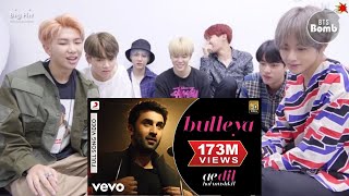 bts reaction to Bulleya song l bts reaction to bollywood song l