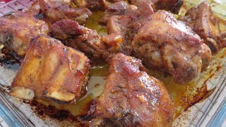 Cómo preparar Costillas Marinadas al Horno 🤤 Receta Muy Fácil