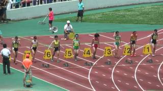 H29　千葉県　中学通信陸上　3年女子100m　決勝