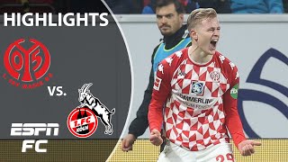 Mainz’s young star Burkardt scores again in Cologne draw | Bundesliga Highlights | ESPN FC