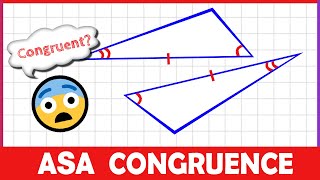ASA Congruence Theorem of Triangles (2-MINUTE MATH!)
