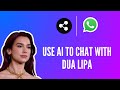 Chat with Dua Lipa | How I Created A WhatsApp Chatbot Using Botpress [no code required]