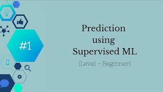 TASK 1 - Prediction using Supervised Machine Learning.
