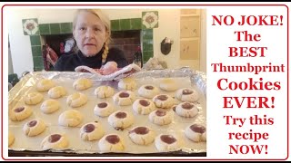 The BEST Thumbprint Cookie Recipe EVER!  You Must Bake These Now!