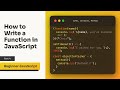 Ways to Write a Function in Javascript (IIFE, Callbacks, Methods)
