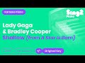 Shallow (Piano Karaoke Instrumental) Lady Gaga & Bradley Cooper