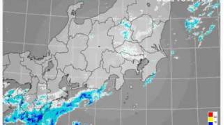 雨雲レーダーに変なのが