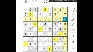Impossible Sudoku Los Angeles Times May 24, 2026 (Auto Candidate Mode)