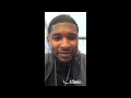 usher instagram live sipping cocktails and talking politics hip hop and usher military