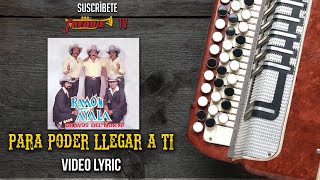 Ramon Ayala - Para Poder Llegar A Ti (Video Lyric Oficial)