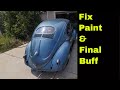 1954 VW Early Oval window Paint flaw repairs