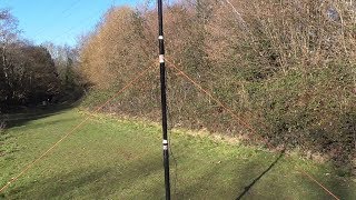 Setting Up a T2lt on a Telescopic pole & securing it with guylines.