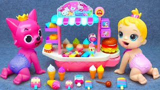 90 Minutes Satisfying with Unboxing Disney Toy, Pinkfong Ice Cream Set ASMR 😱 Unboxing Galaxy