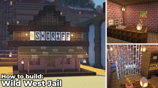 How to Build a Wild West Jail | Minecraft Tutorial