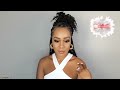 🔥QUICK & EASY RUBBER BAND HAIRSTYLE ON  NATURAL HAIR  TUTORIALS  Protective Style  Tupo1