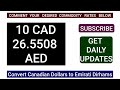 1 cad to aed convert canadian dollars to emirati dirhams today 27 july 2024