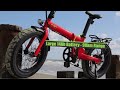 e go max plus folding electric bike fat tyre folding e bike