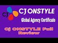 CJ ONSTYLE FULL PLAN || CJ ONSTYLE 5% DAILY || GLOBAL AGENCY CERTIFICATE