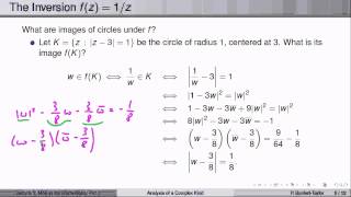 Week4Lecture3: Möbius transformatios, part I