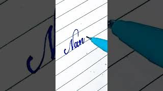 writing a name \