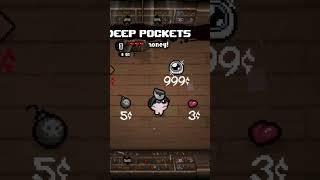 Infinite money and room damage i guess in isaac