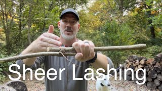 How to do a Sheer Lashing