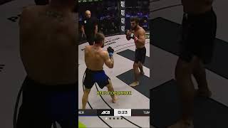 Клетка помогла? Биберт Туменов vs Лэнс Палмер  #mma #нокаут