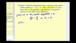 Intro to Initial Value Problems