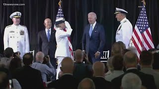 The first woman to lead the Coast Guard was relieved of her duties