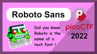 picoCTF 2022 - Web App - Roboto Sans