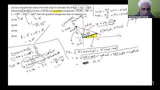 Explication of JEE PYQs from Straight Lomes