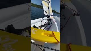 RS Zest - Test sailing on North Lake