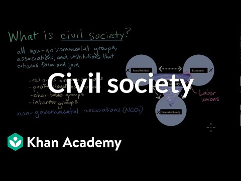 What is the function of civil society?