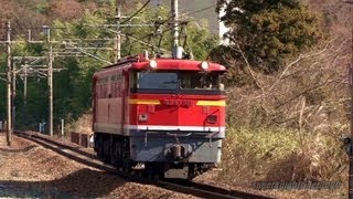 JR貨物 EF67 103号機 単機回送 八本松→瀬野 2012.12