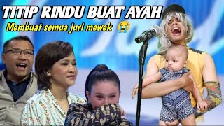 Viral❗Gembel bawa seorang anak nyanyikan lagu ayah membuat semua juri indonesian idol menangis