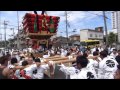 平成27年6月28日　貝塚市　大北太鼓・中太鼓　w修理入魂式　～感田神社～