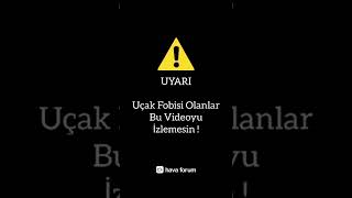 🔞 Uçakta türbülans Anı / Fobisi olanlar izlemesin ❌