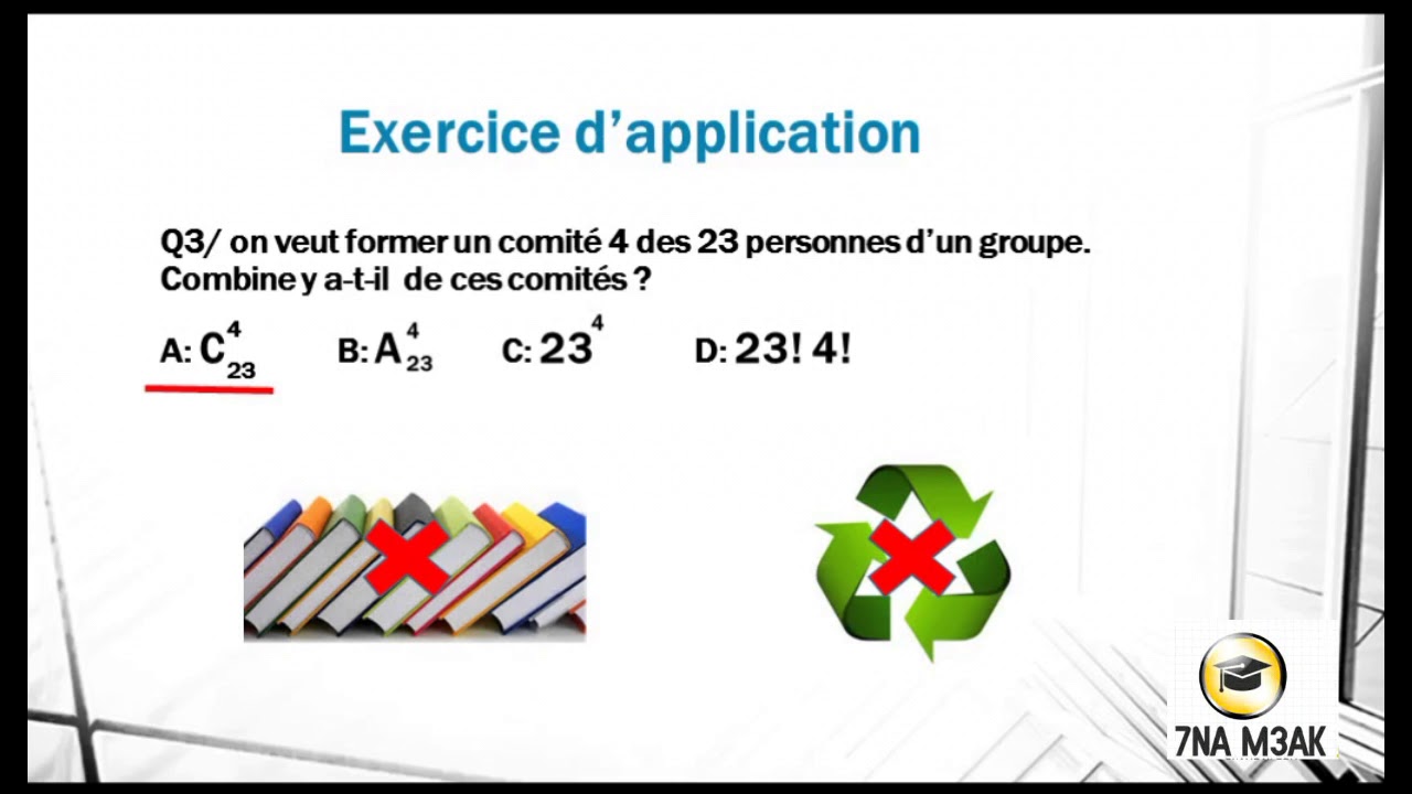 Probabilité Partie 3 : Exercice D'application ( Analyse Combinatoire ...