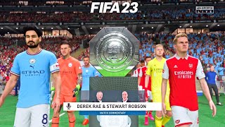 FIFA 23 | Manchester City vs Arsenal - FA Community Shield 2023 - Gameplay
